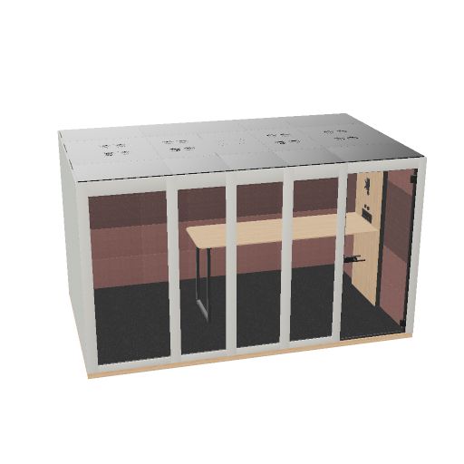 SILENT ROOM XL - Meetingbox | Raum-in-Raum, Schallschutz, Für 8 Personen, viele Farboptionen
