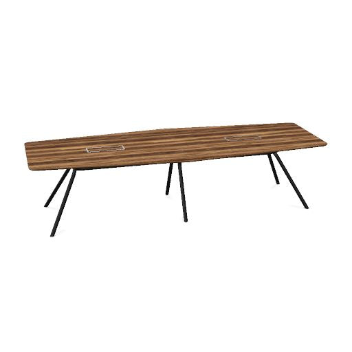 ARQUS Konferenztisch | 2000-4200 x 760 mm (6-12 Personen), Echtholzfurnier