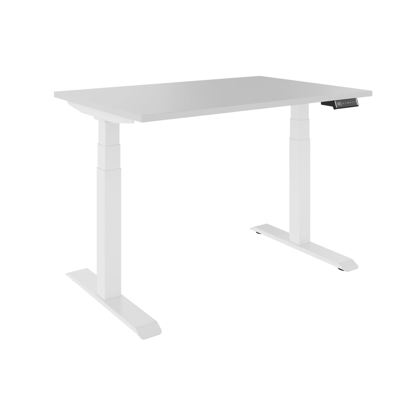 TELDRA Pro, Bureau à 2 moteurs | 1200 - 1800 mm, réglable à hauteur électrique, gris perlé