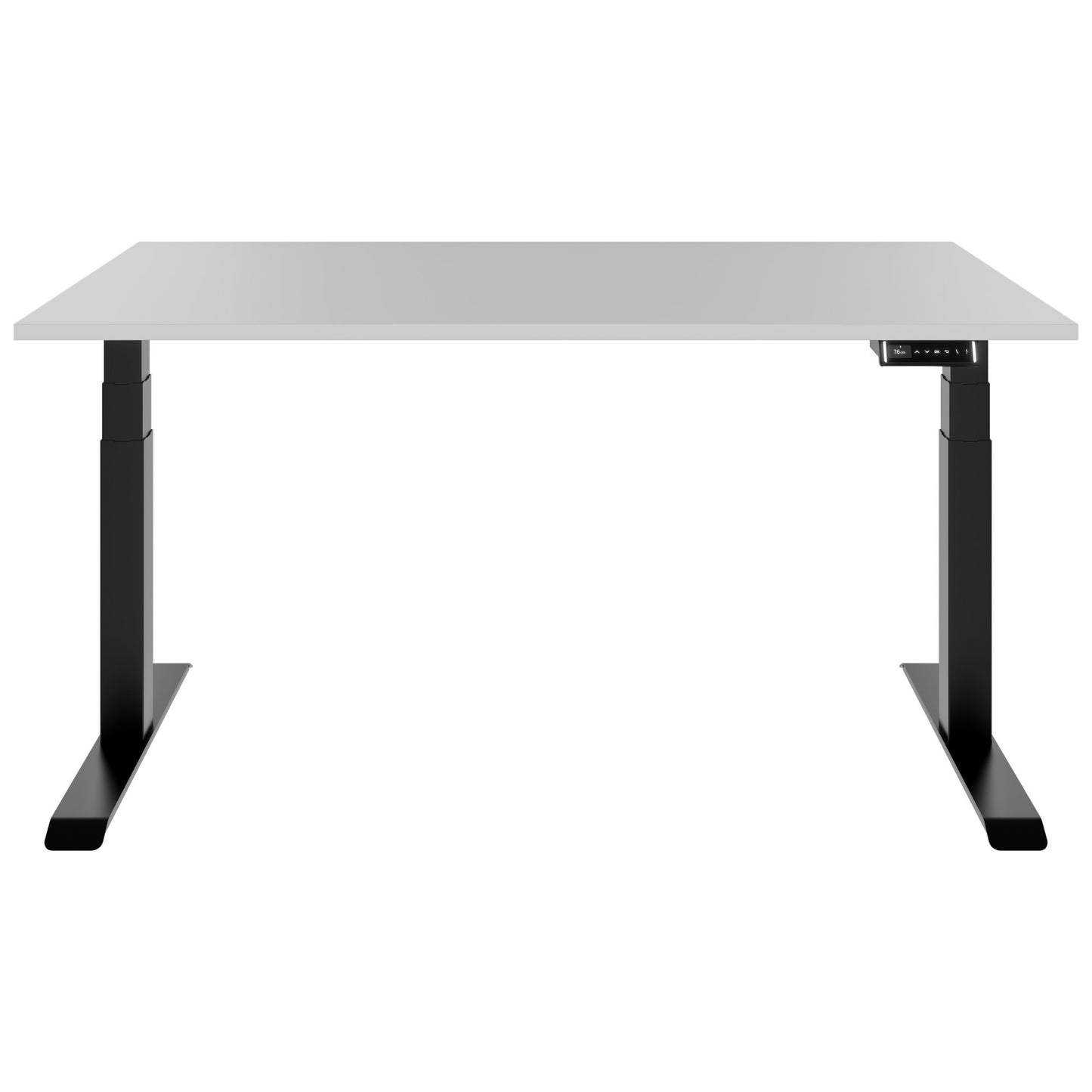 TELDRA Pro, Bureau à 2 moteurs | 1200 - 1800 mm, réglable à hauteur électrique, gris perlé