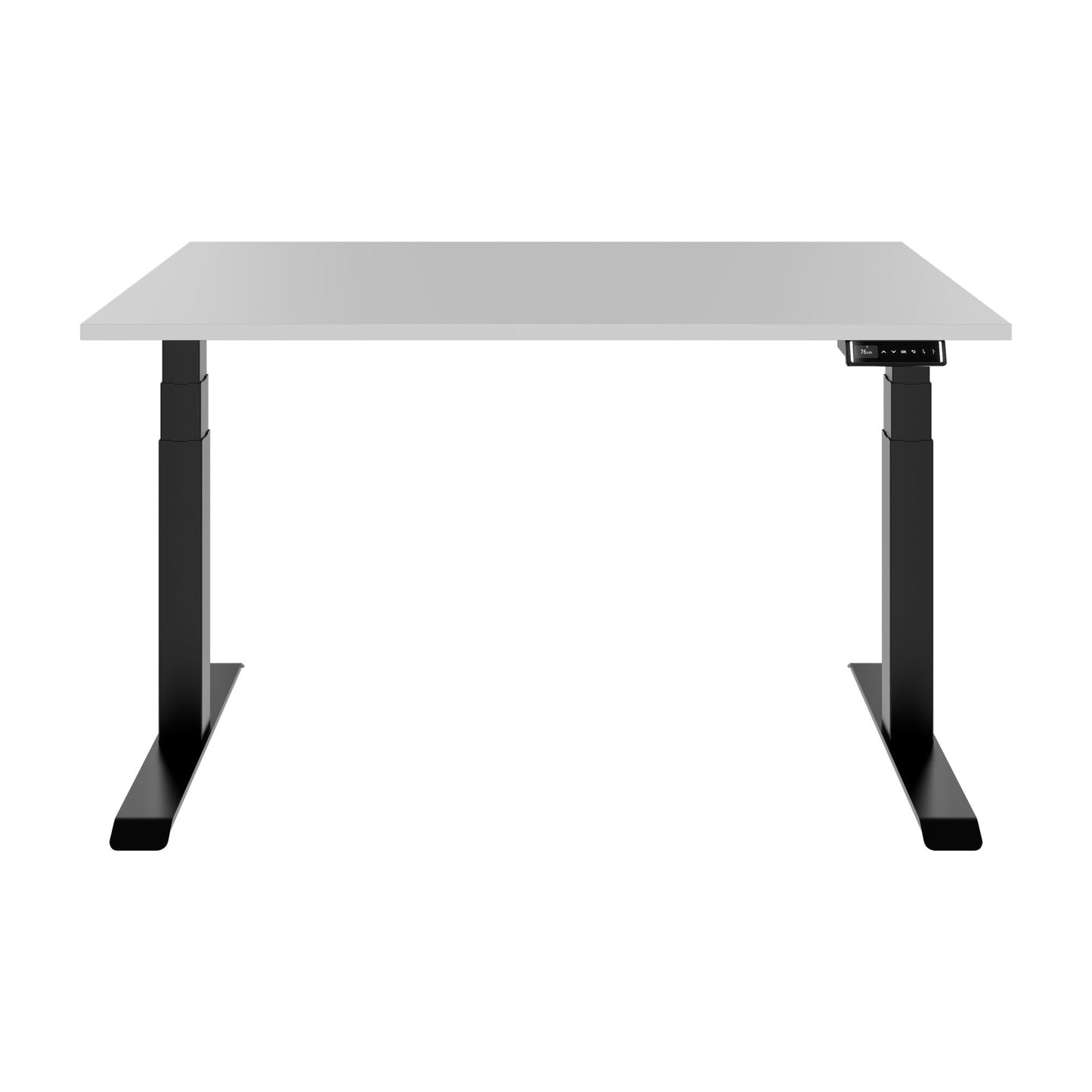 TELDRA Pro, Bureau à 2 moteurs | 1200 - 1800 mm, réglable à hauteur électrique, gris perlé