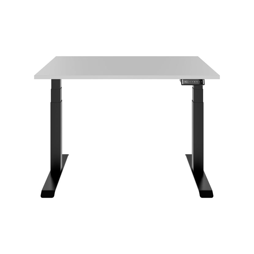 TELDRA Pro, Bureau à 2 moteurs | 1200 - 1800 mm, réglable à hauteur électrique, gris perlé