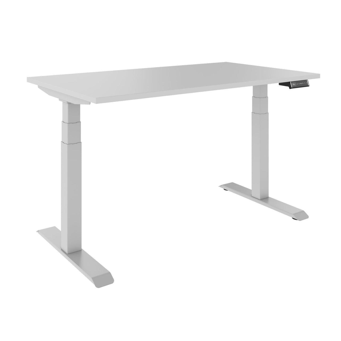 TELDRA Pro, Bureau à 2 moteurs | 1200 - 1800 mm, réglable à hauteur électrique, gris perlé