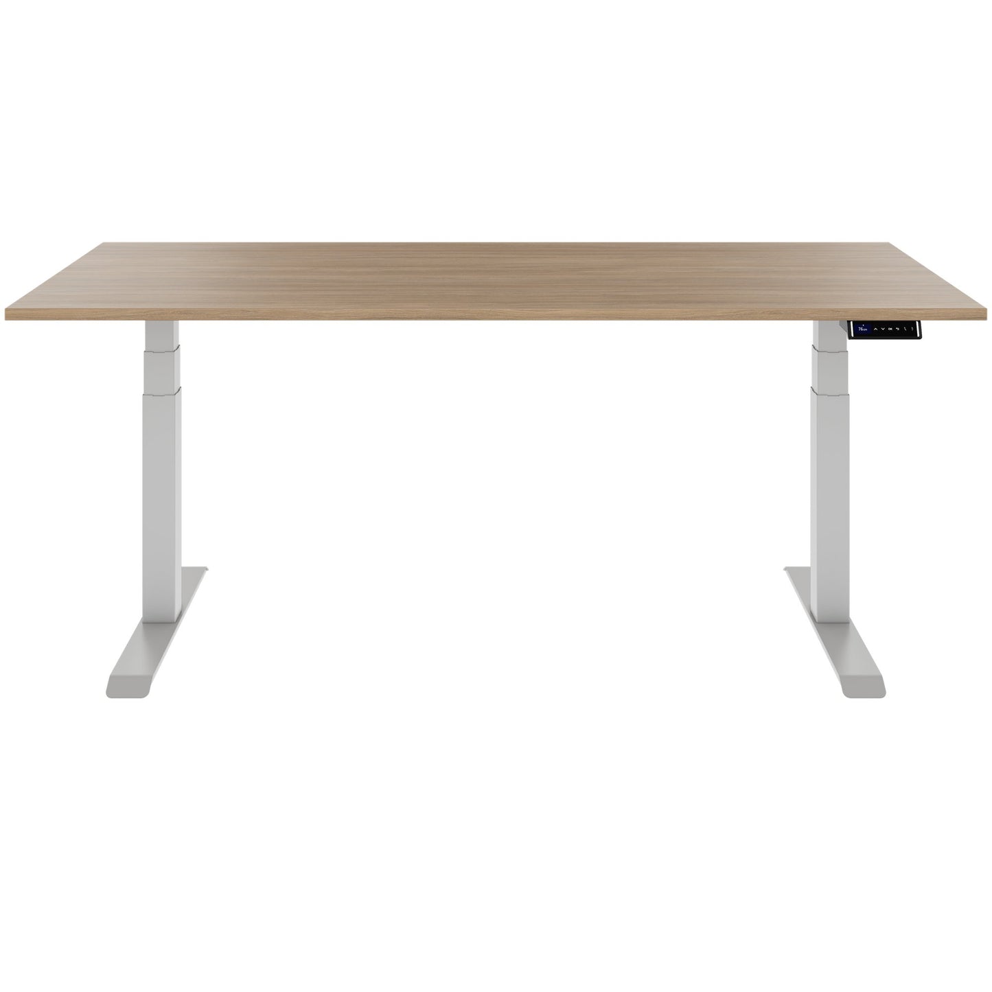TELDRA Pro, 2-Motoren-Schreibtisch | 1200 - 2000 mm, elektrisch höhenverstellbar, Bernsteineiche