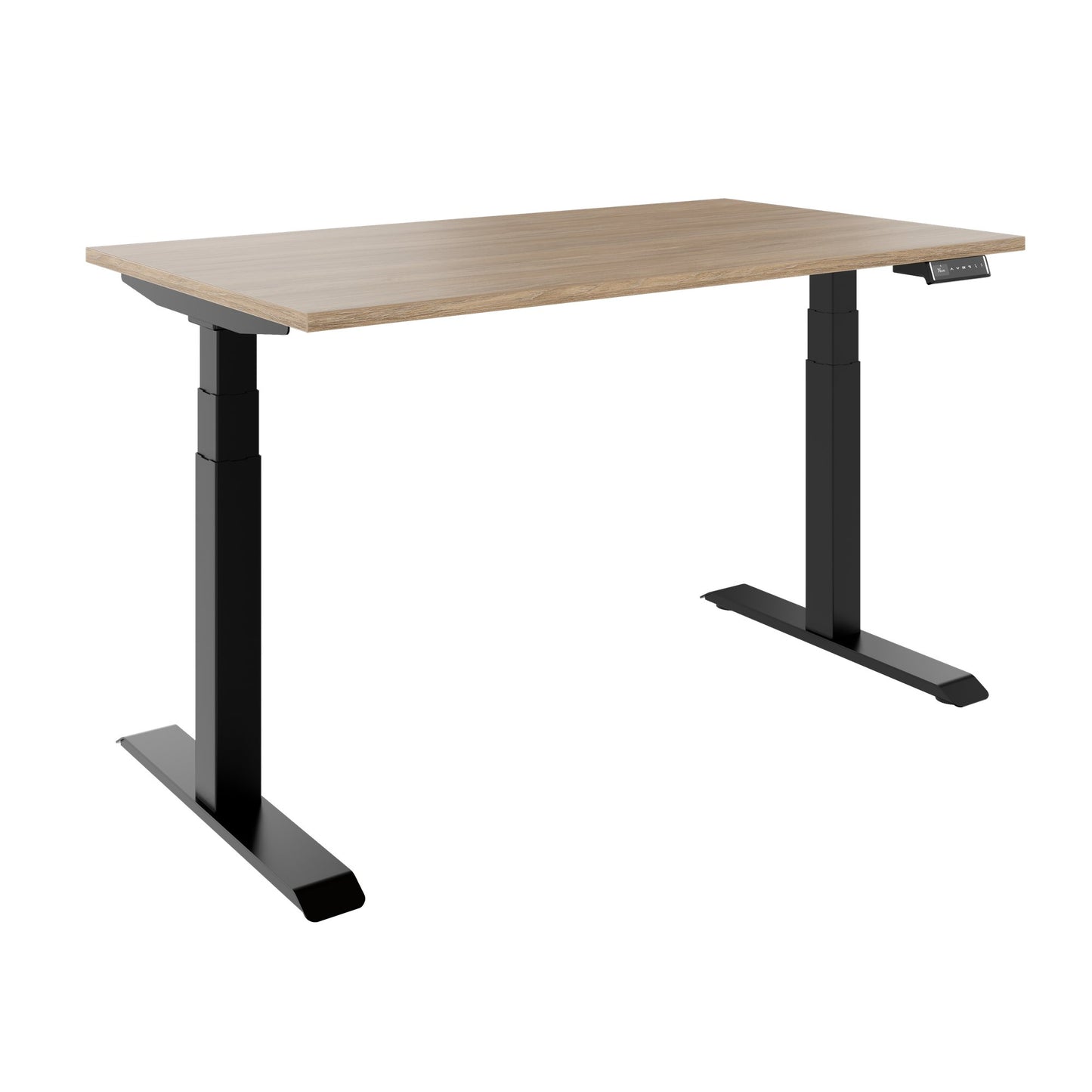 TELDRA Pro, 2-Motoren-Schreibtisch | 1200 - 2000 mm, elektrisch höhenverstellbar, Bernsteineiche