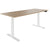 TELDRA Pro, Bureau à 2 moteurs | 1200 - 2000 mm, réglable à hauteur électrique, chêne ambre