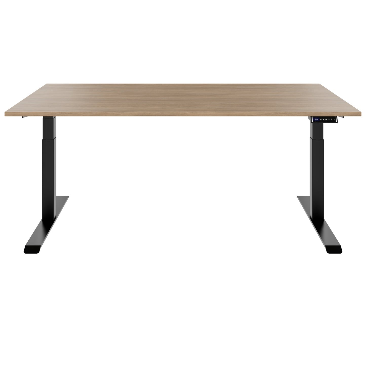 TELDRA Pro, 2-Motoren-Schreibtisch | 1200 - 2000 mm, elektrisch höhenverstellbar, Bernsteineiche
