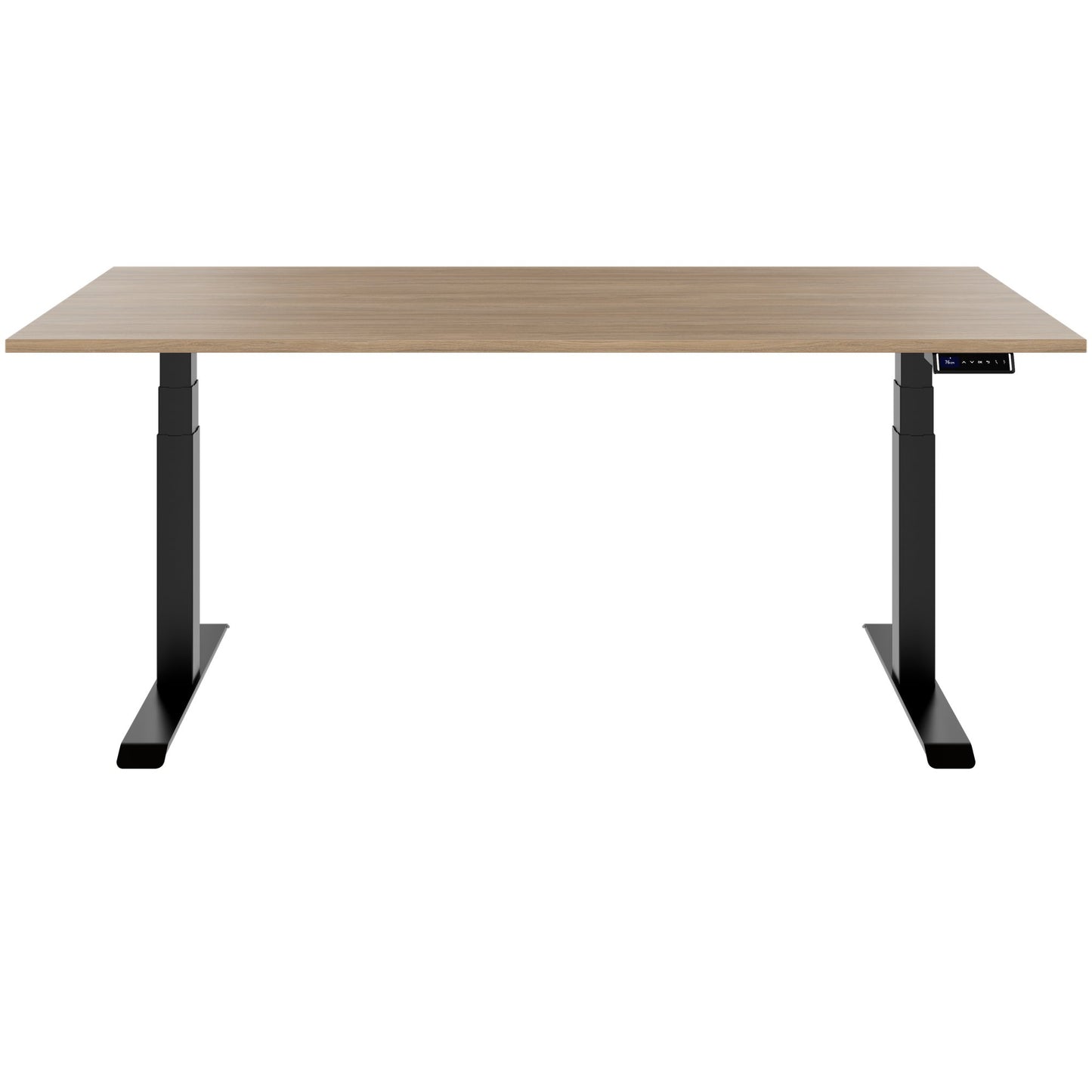 TELDRA Pro, 2-Motoren-Schreibtisch | 1200 - 2000 mm, elektrisch höhenverstellbar, Bernsteineiche