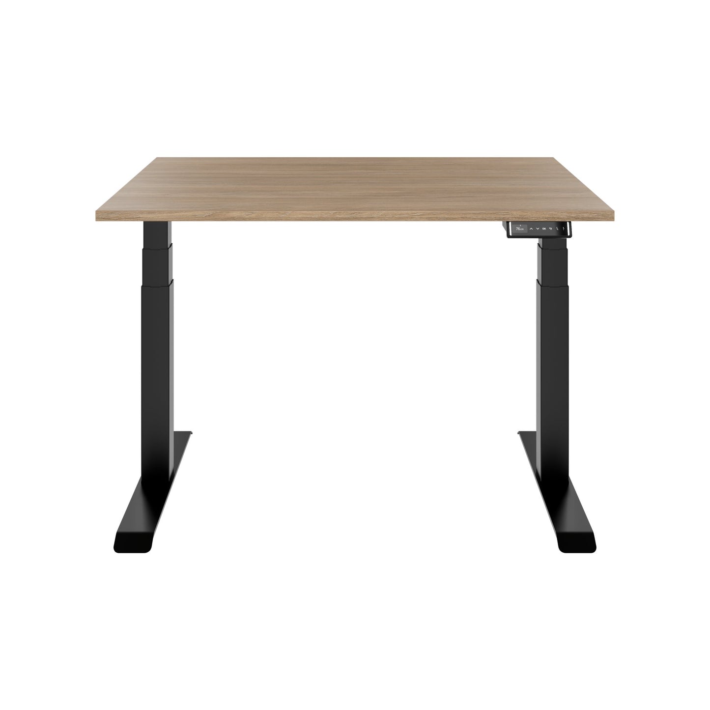 TELDRA Pro, 2-Motoren-Schreibtisch | 1200 - 2000 mm, elektrisch höhenverstellbar, Bernsteineiche