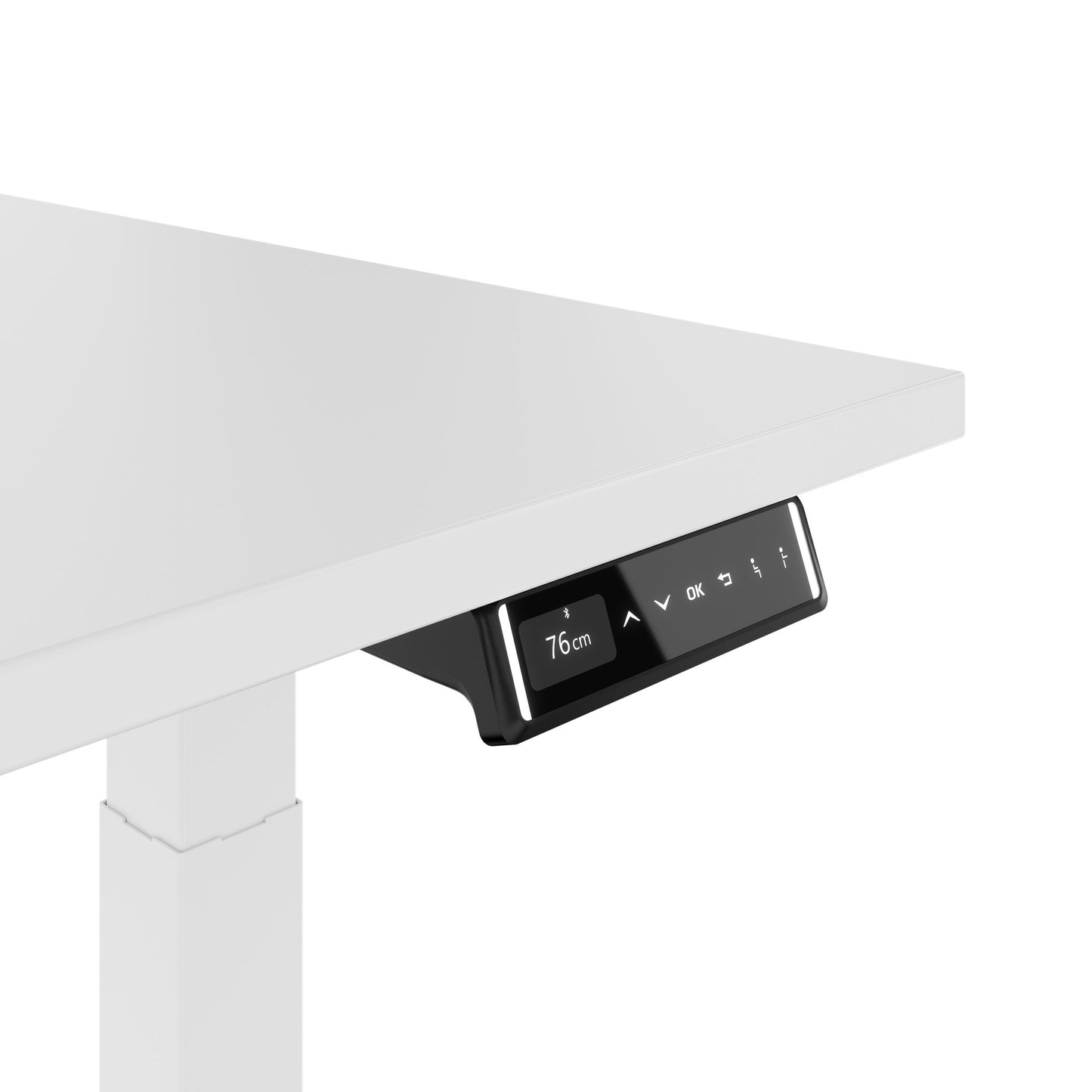 TELDRA Pro, Bureau à 2 moteurs | 1200 - 2000 mm, réglable à hauteur électrique, blanc