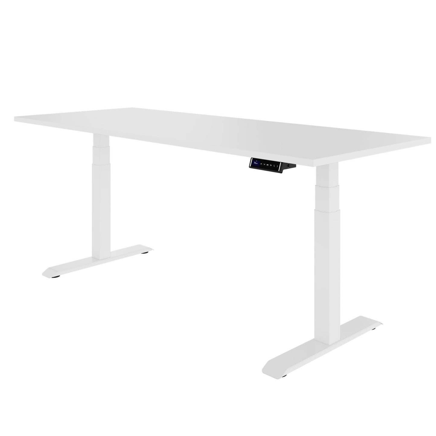 TELDRA Pro, Bureau à 2 moteurs | 1200 - 2000 mm, réglable à hauteur électrique, blanc