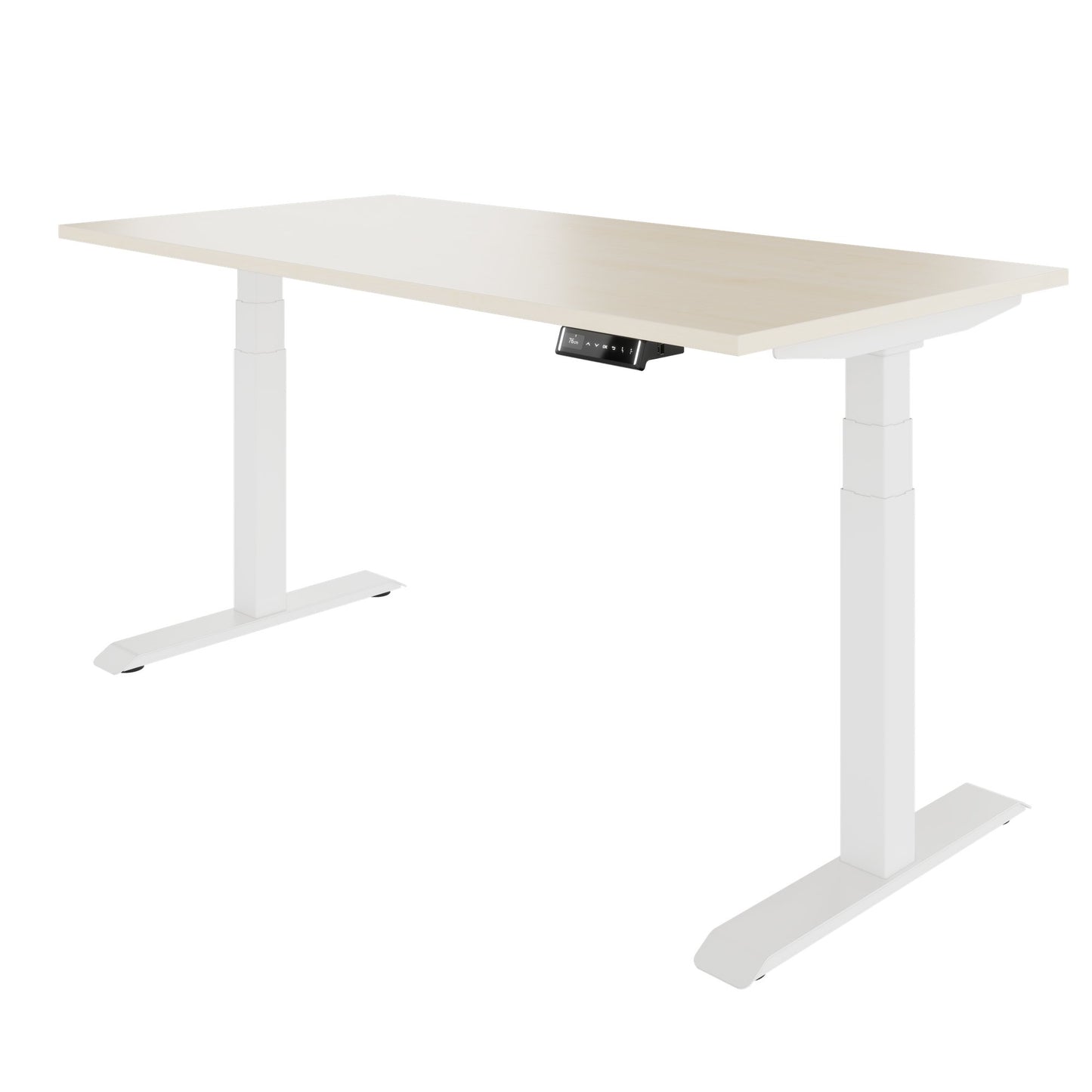 TELDRA Pro, Desk a 2 motori | 1600 - 1800 mm, regolabile in altezza elettricamente, acero