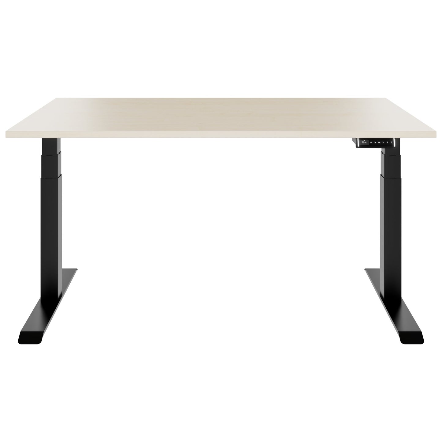 TELDRA Pro, Desk a 2 motori | 1600 - 1800 mm, regolabile in altezza elettricamente, acero