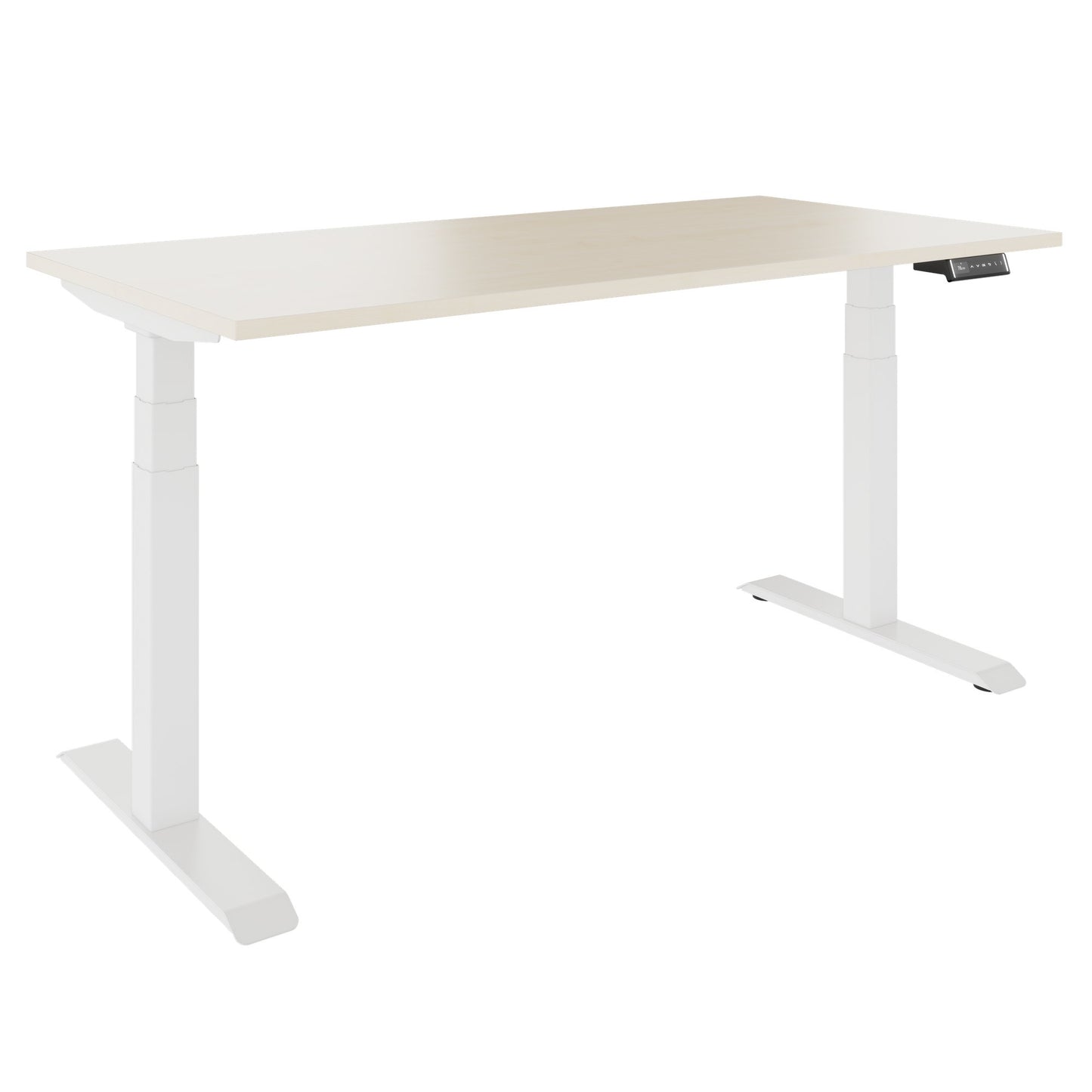 TELDRA Pro, Desk a 2 motori | 1600 - 1800 mm, regolabile in altezza elettricamente, acero
