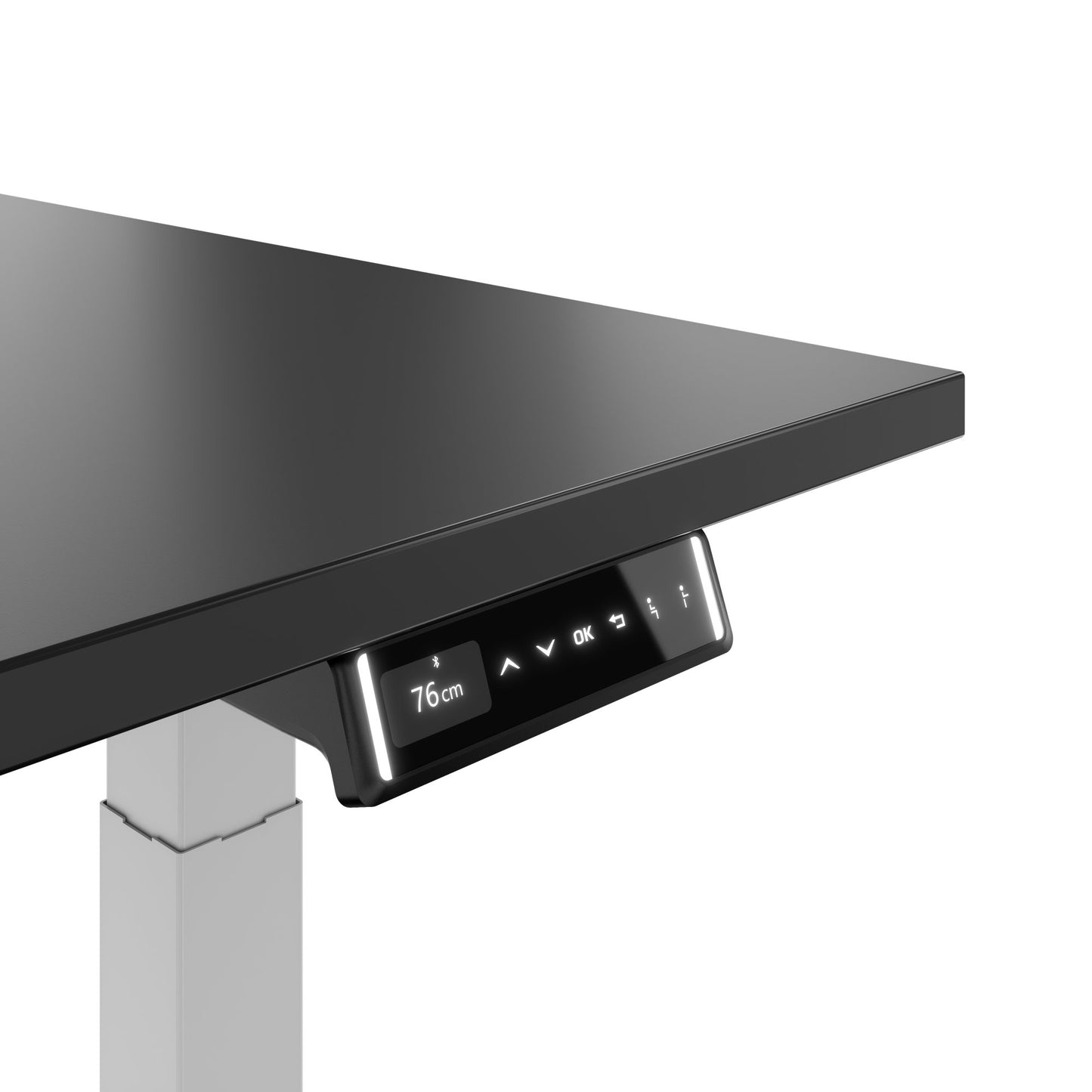 TELDRA Pro, Desk a 2 motori | 1600 - 1800 mm, regolabile in altezza elettricamente, antracite