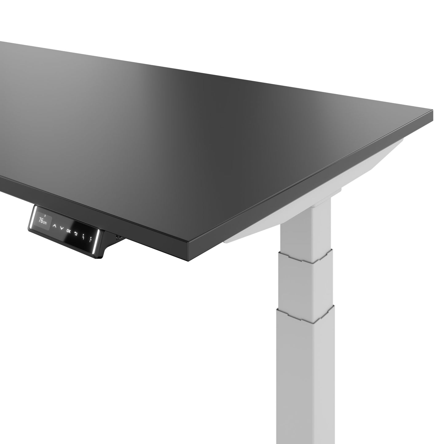 TELDRA Pro, Desk a 2 motori | 1600 - 1800 mm, regolabile in altezza elettricamente, antracite
