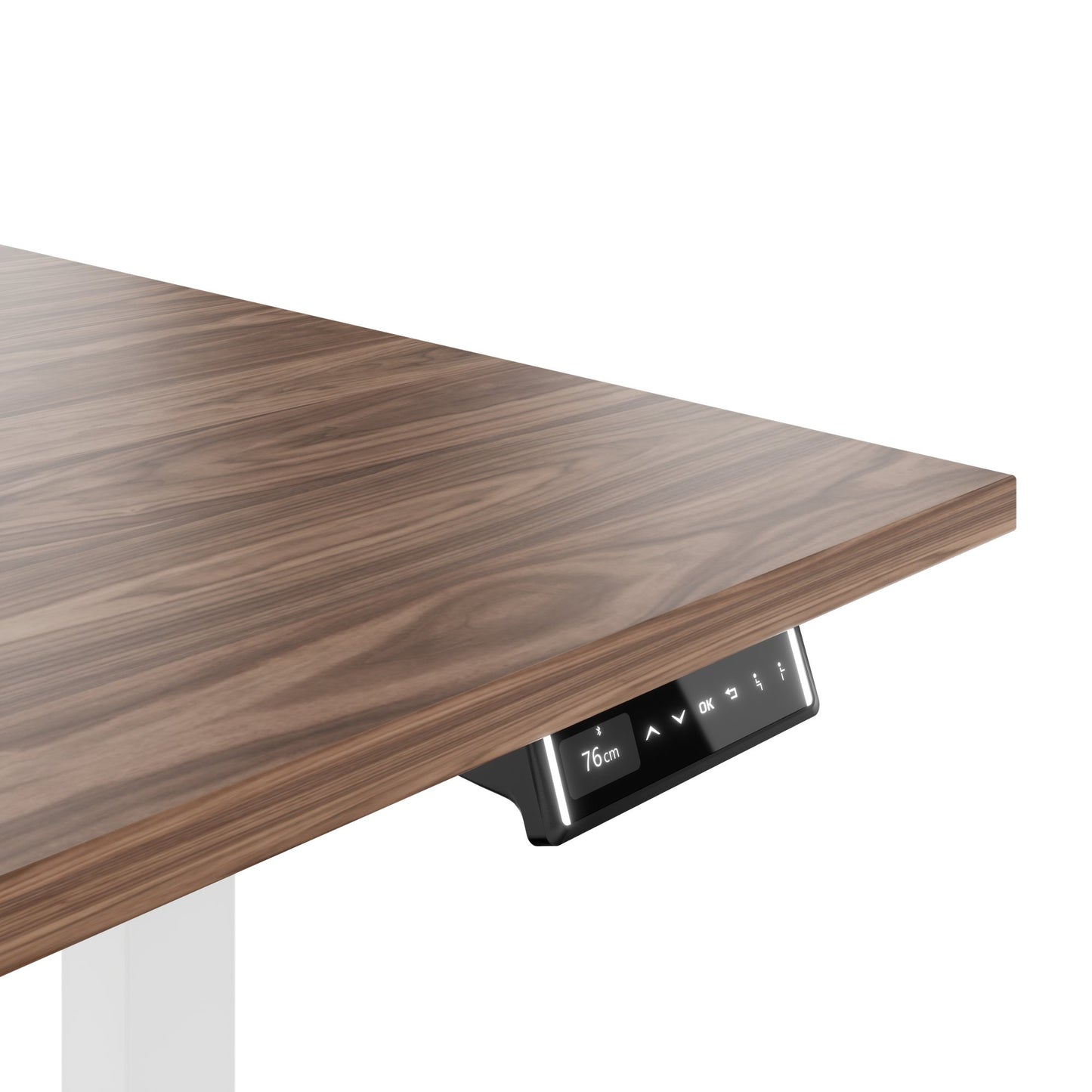 TELDRA Pro, Desk a 2 motori | 1600 - 2000 mm, regolabile in altezza elettricamente, vera fila di legno in legno