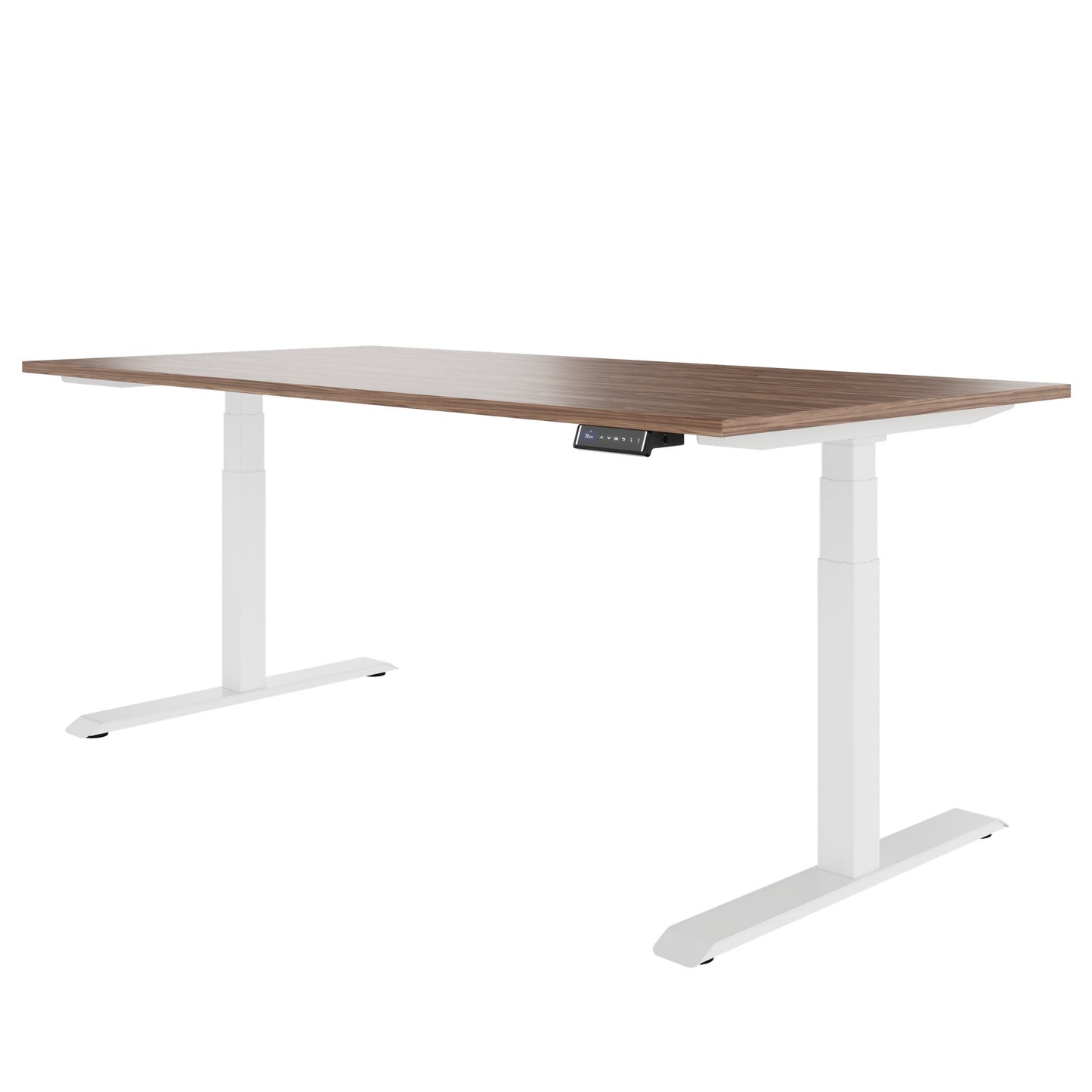 TELDRA Pro, Desk a 2 motori | 1600 - 2000 mm, regolabile in altezza elettricamente, vera fila di legno in legno