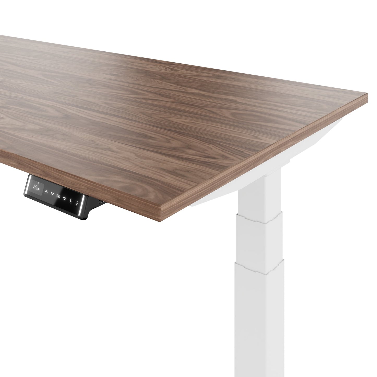 TELDRA Pro, Desk a 2 motori | 1600 - 2000 mm, regolabile in altezza elettricamente, vera fila di legno in legno