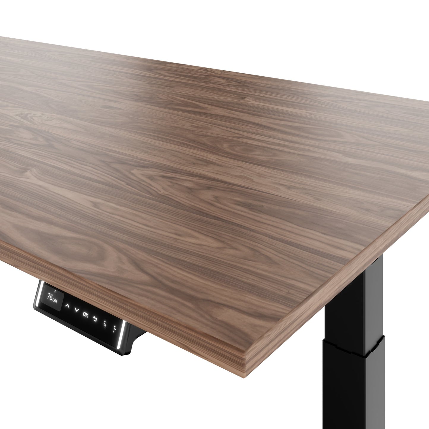 TELDRA Pro, Desk a 2 motori | 1600 - 2000 mm, regolabile in altezza elettricamente, vera fila di legno in legno