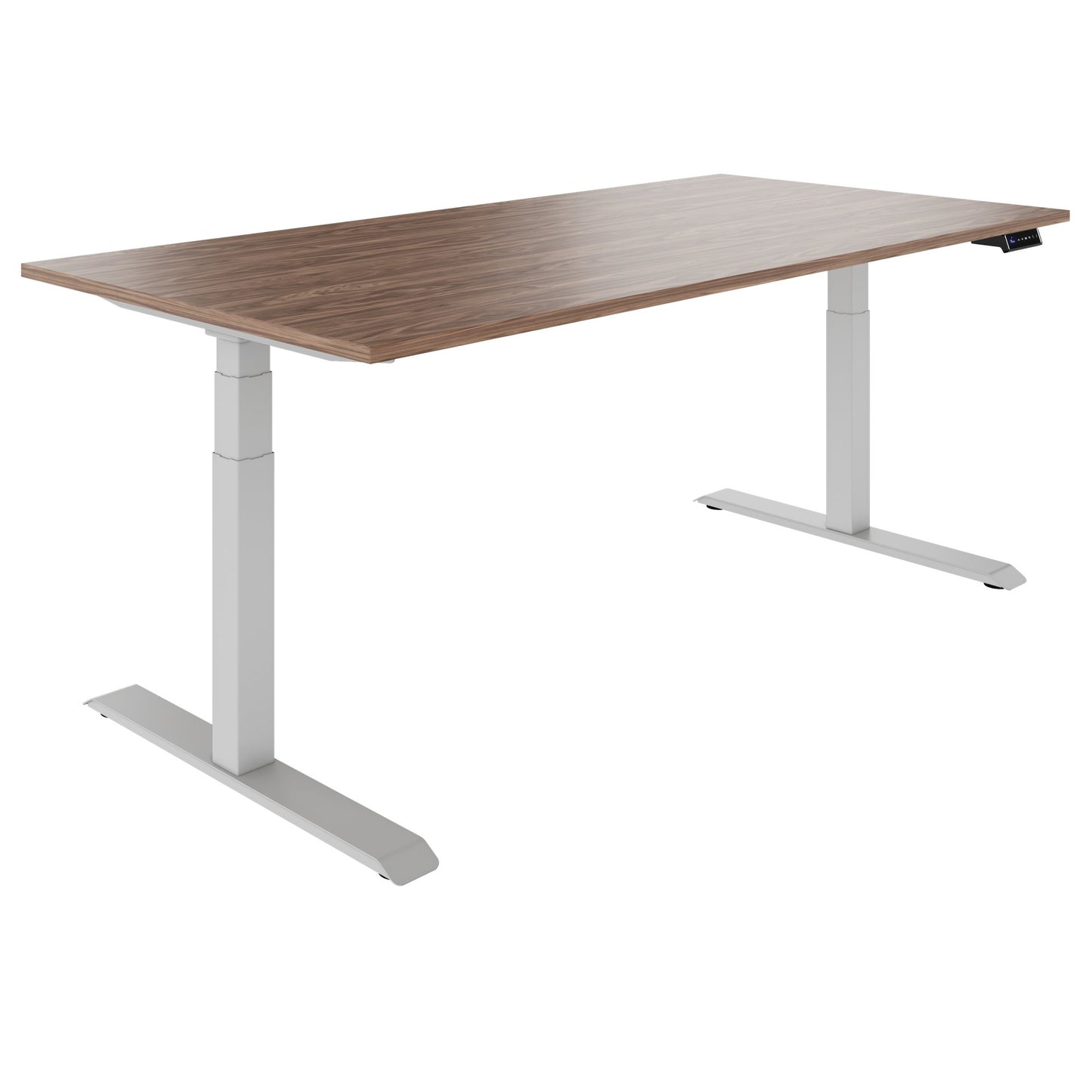 TELDRA Pro, Desk a 2 motori | 1600 - 2000 mm, regolabile in altezza elettricamente, vera fila di legno in legno
