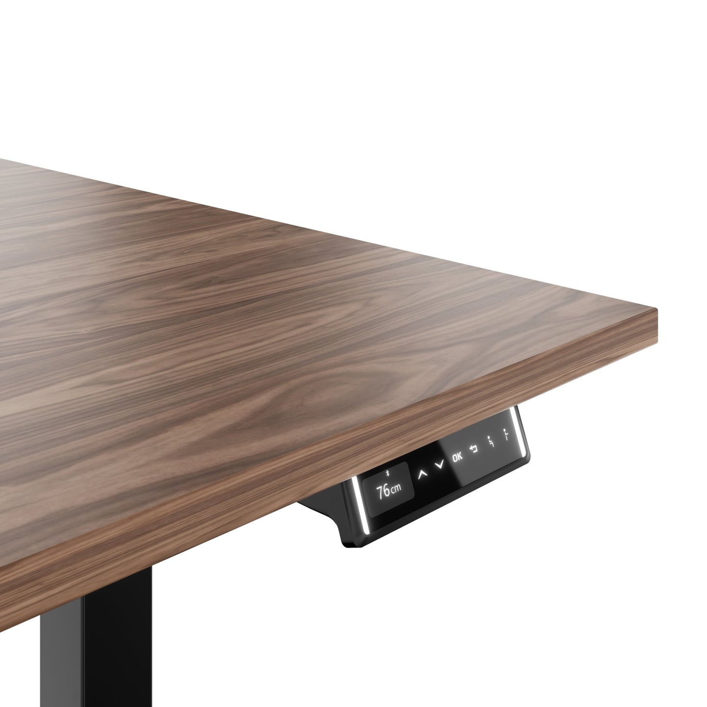 TELDRA Pro, Desk a 2 motori | 1600 - 2000 mm, regolabile in altezza elettricamente, vera fila di legno in legno