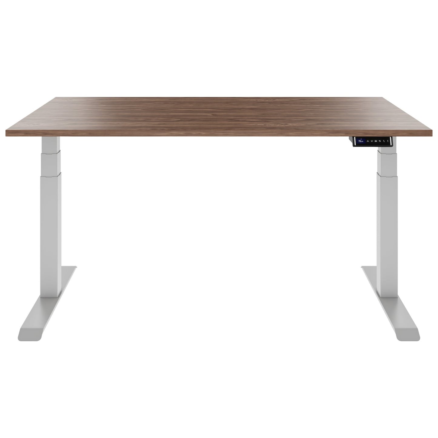 TELDRA Pro, Desk a 2 motori | 1600 - 2000 mm, regolabile in altezza elettricamente, vera fila di legno in legno