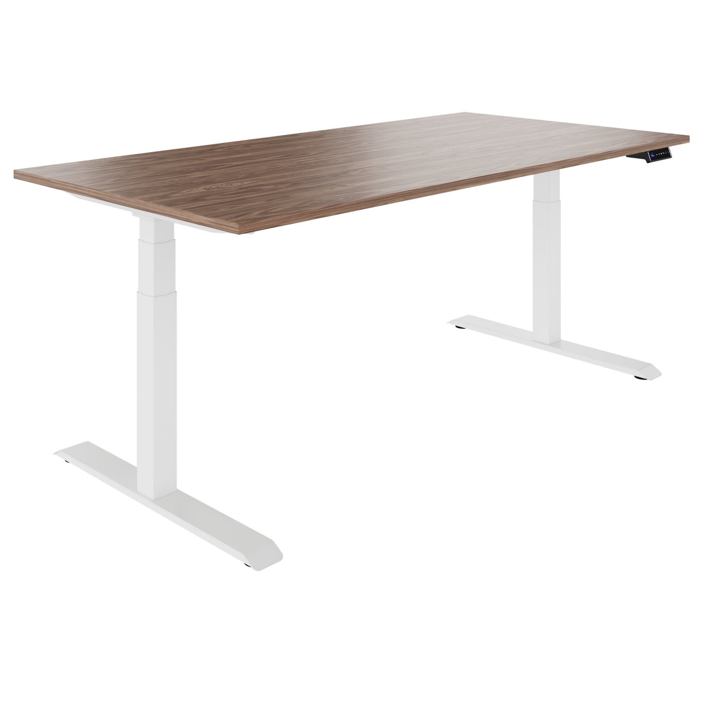 TELDRA Pro, Desk a 2 motori | 1600 - 2000 mm, regolabile in altezza elettricamente, vera fila di legno in legno