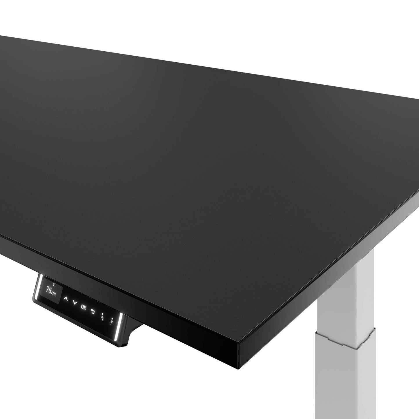 TELDRA Pro, Desk a 2 motori | 1600 - 2000 mm, regolabile altezza elettricamente, carbone Linoleum