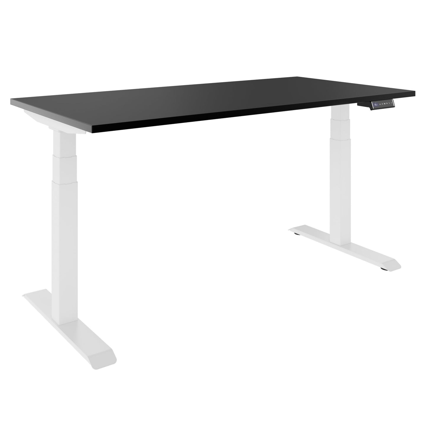 TELDRA Pro, Desk a 2 motori | 1600 - 2000 mm, regolabile altezza elettricamente, carbone Linoleum