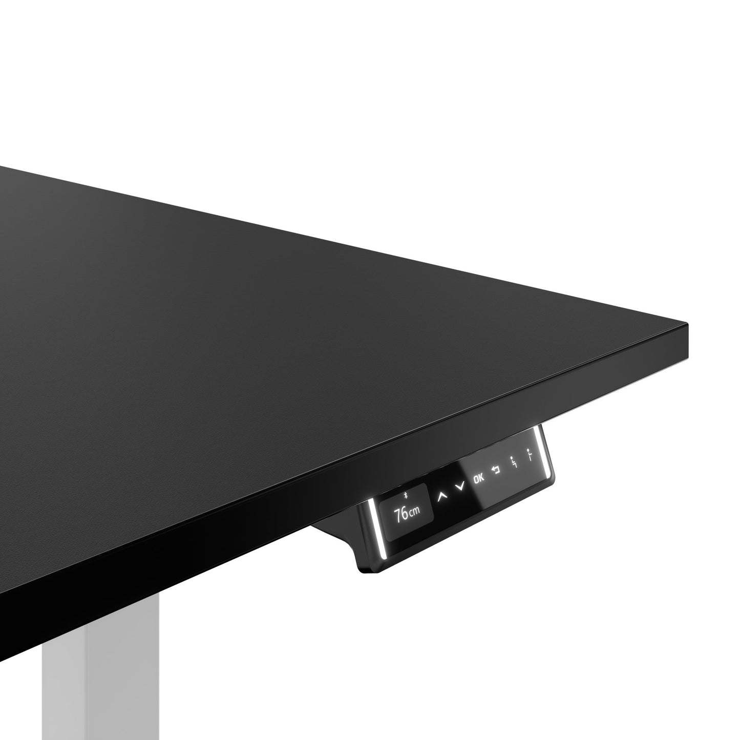 TELDRA Pro, Desk a 2 motori | 1600 - 2000 mm, regolabile altezza elettricamente, carbone Linoleum