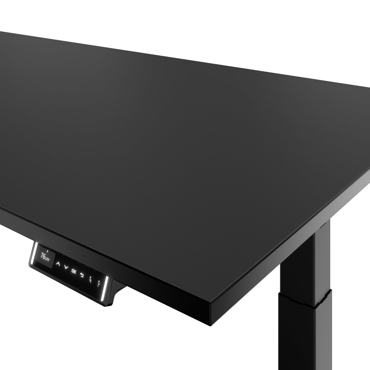 TELDRA Pro, Desk a 2 motori | 1600 - 2000 mm, regolabile altezza elettricamente, carbone Linoleum