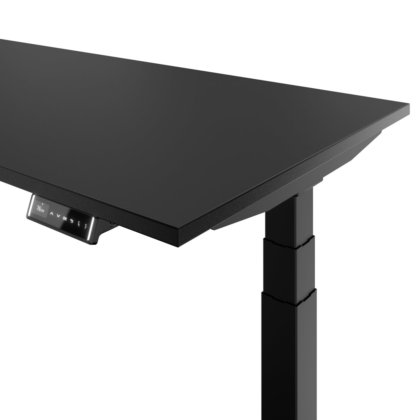 TELDRA Pro, Desk a 2 motori | 1600 - 2000 mm, regolabile altezza elettricamente, carbone Linoleum