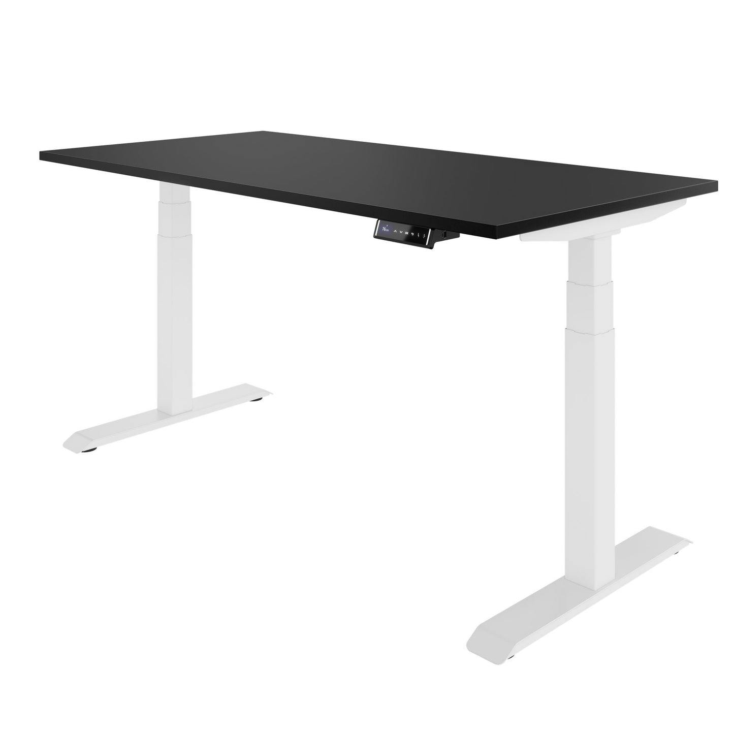 TELDRA Pro, Desk a 2 motori | 1600 - 2000 mm, regolabile altezza elettricamente, carbone Linoleum