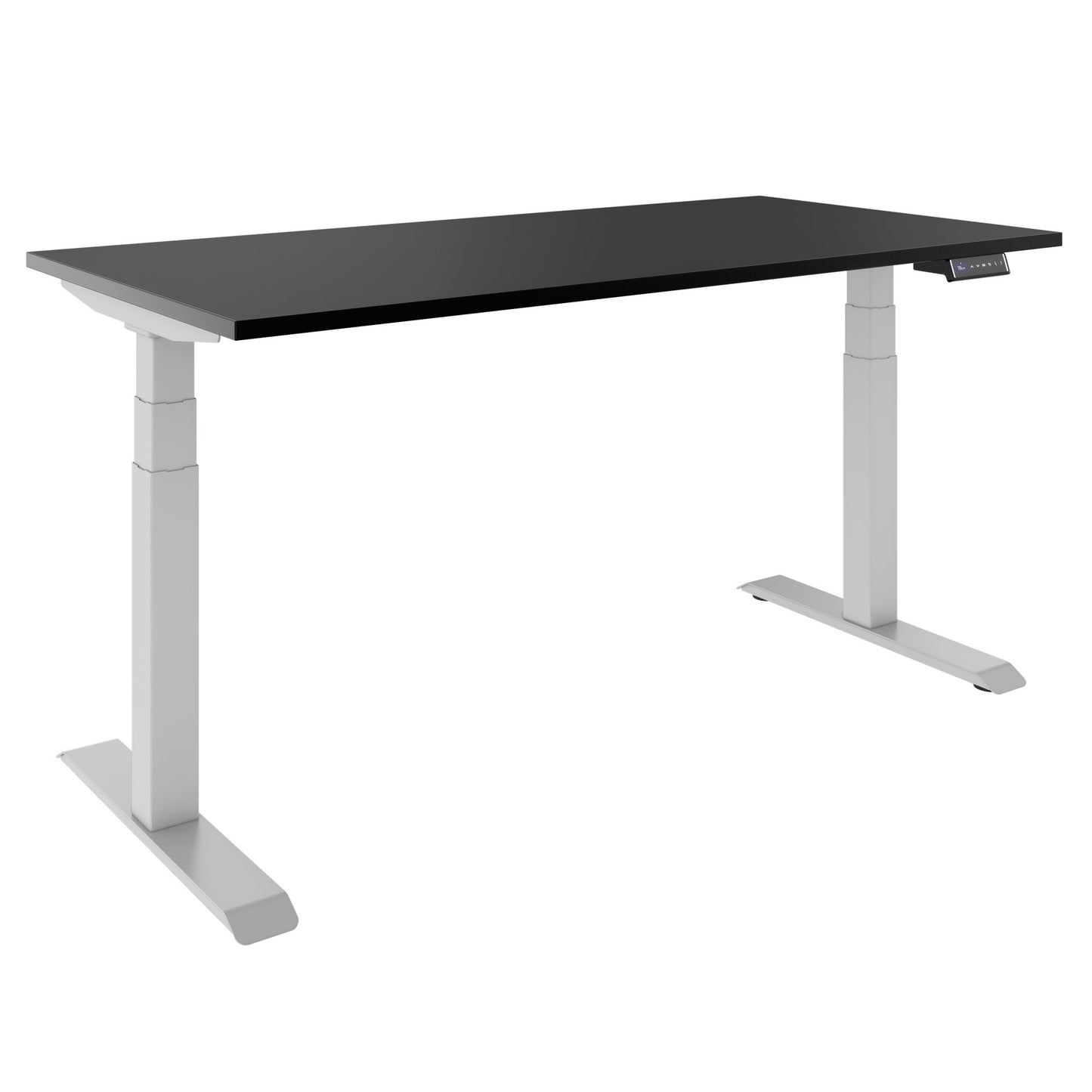 TELDRA Pro, Desk a 2 motori | 1600 - 2000 mm, regolabile altezza elettricamente, carbone Linoleum