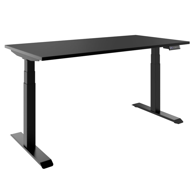 TELDRA Pro, Desk a 2 motori | 1600 - 2000 mm, regolabile altezza elettricamente, carbone Linoleum