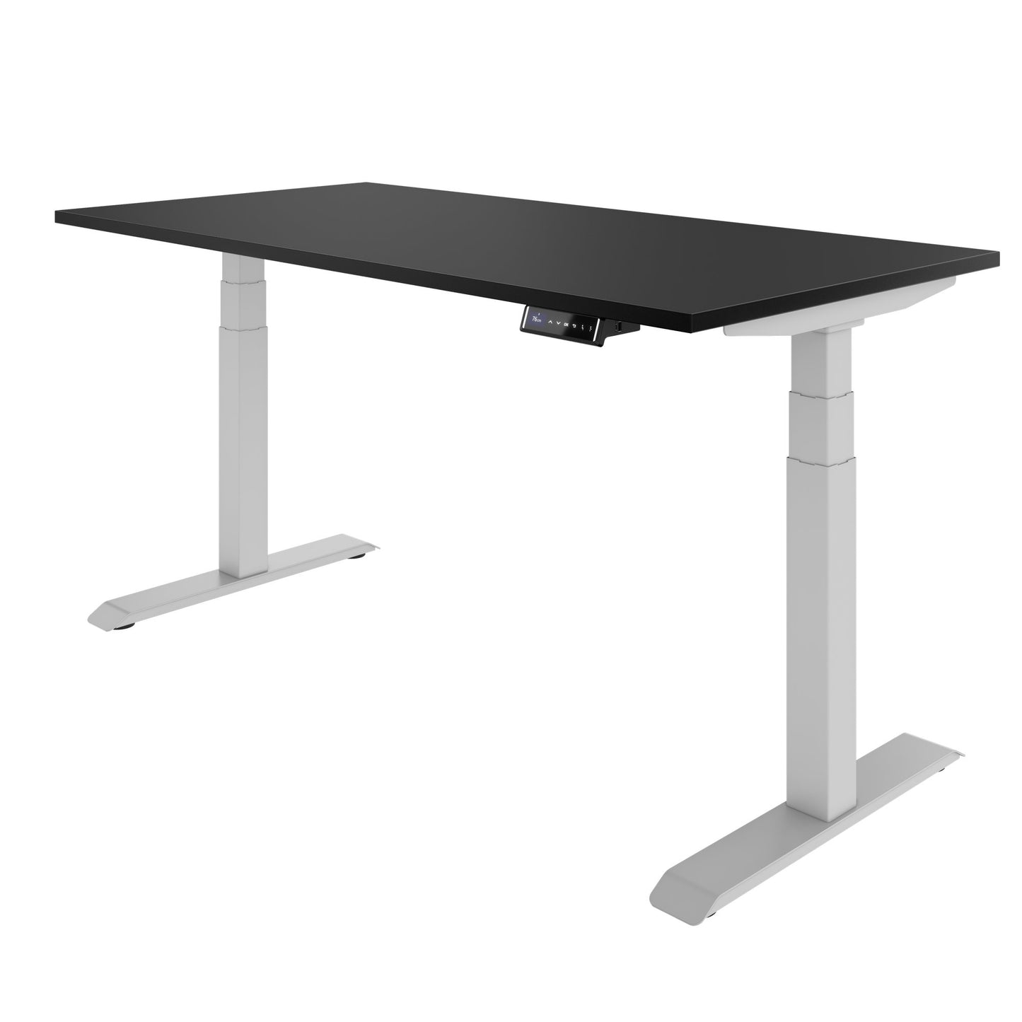TELDRA Pro, Desk a 2 motori | 1600 - 2000 mm, regolabile altezza elettricamente, carbone Linoleum