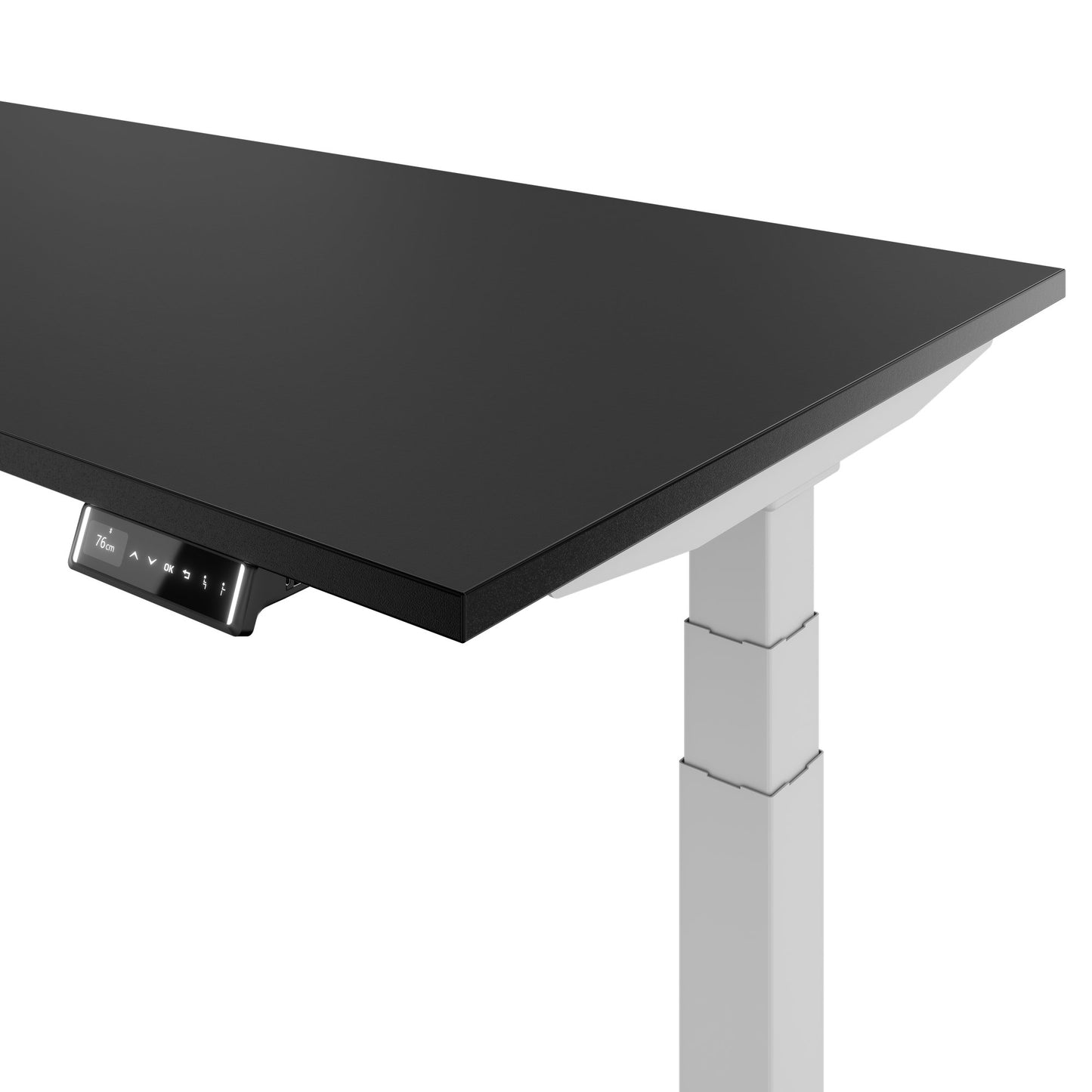 TELDRA Pro, Desk a 2 motori | 1600 - 2000 mm, regolabile altezza elettricamente, carbone Linoleum