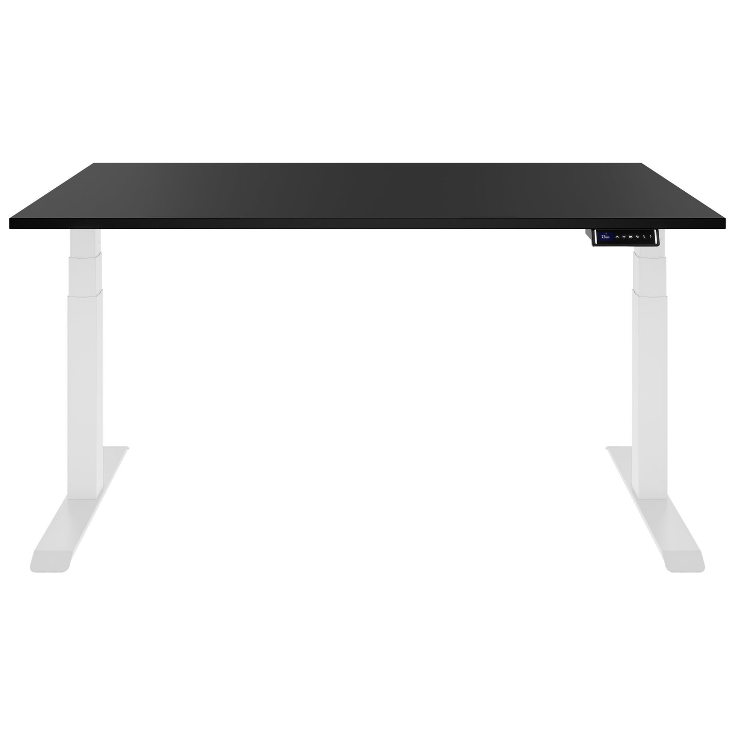 TELDRA Pro, Desk a 2 motori | 1600 - 2000 mm, regolabile altezza elettricamente, carbone Linoleum