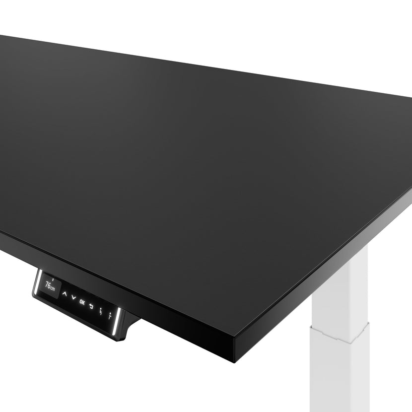TELDRA Pro, Desk a 2 motori | 1600 - 2000 mm, regolabile altezza elettricamente, carbone Linoleum