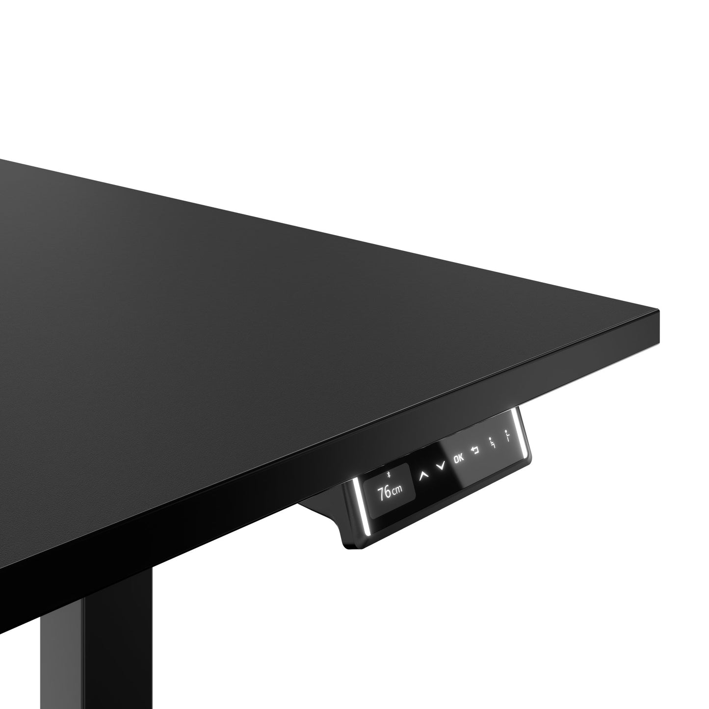 TELDRA Pro, Desk a 2 motori | 1600 - 2000 mm, regolabile altezza elettricamente, carbone Linoleum