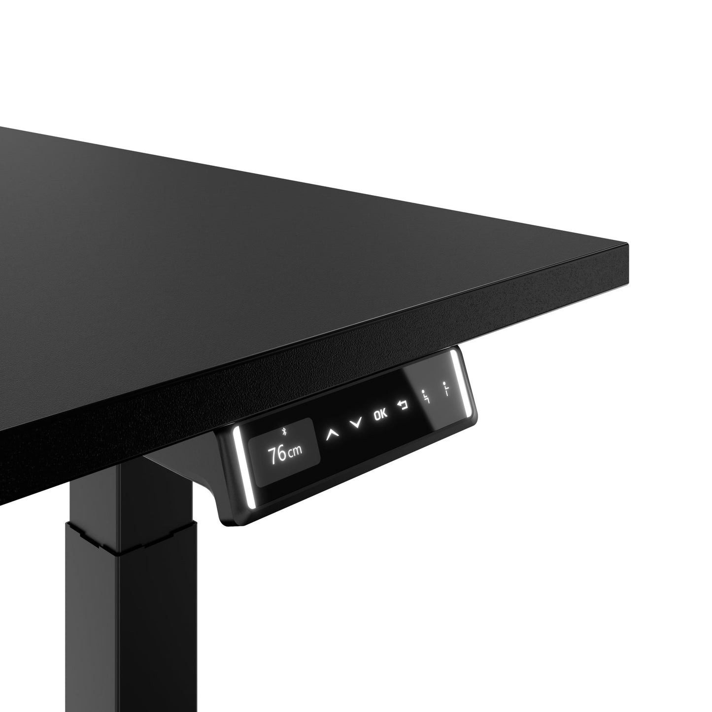 TELDRA Pro, Desk a 2 motori | 1600 - 2000 mm, regolabile altezza elettricamente, carbone Linoleum