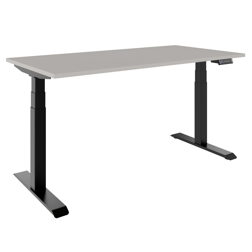TELDRA Pro, 2-Motoren-Schreibtisch | 1600 - 2000 mm, elektrisch höhenverstellbar, Linoleum Pebble