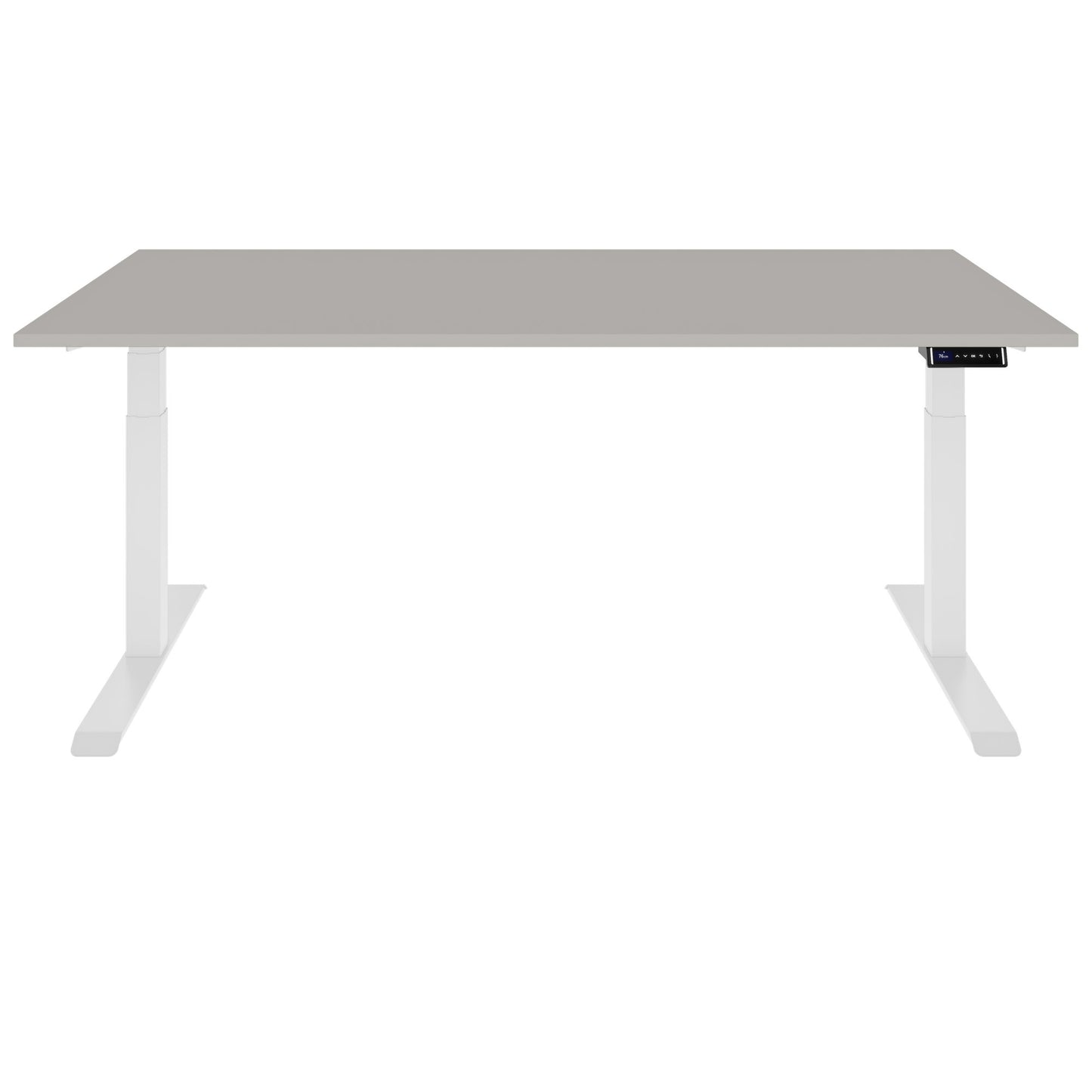 TELDRA Pro, 2-Motoren-Schreibtisch | 1600 - 2000 mm, elektrisch höhenverstellbar, Linoleum Pebble