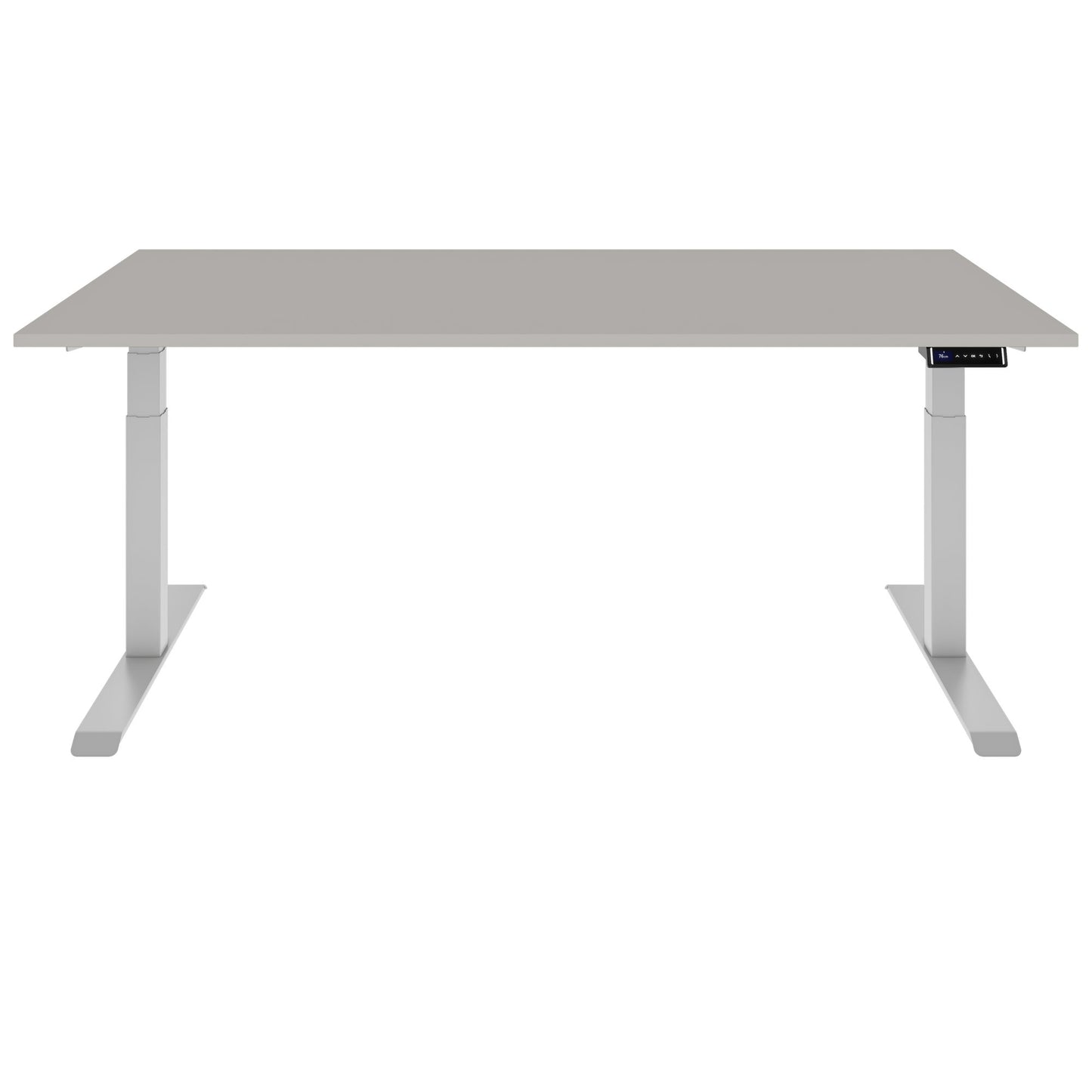 TELDRA Pro, 2-Motoren-Schreibtisch | 1600 - 2000 mm, elektrisch höhenverstellbar, Linoleum Pebble