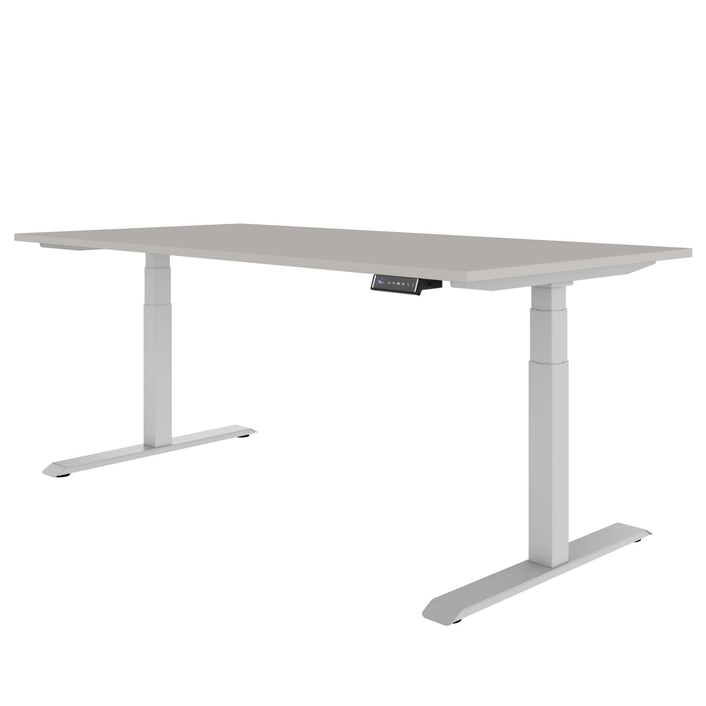 TELDRA Pro, 2-Motoren-Schreibtisch | 1600 - 2000 mm, elektrisch höhenverstellbar, Linoleum Pebble