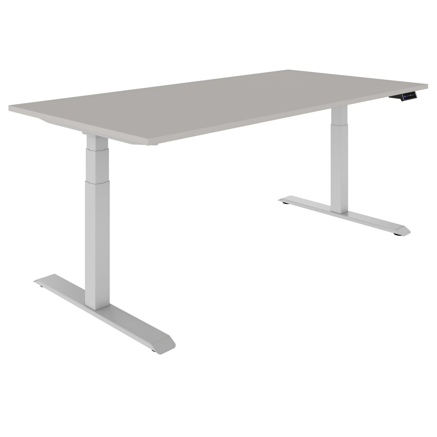 TELDRA Pro, 2-Motoren-Schreibtisch | 1600 - 2000 mm, elektrisch höhenverstellbar, Linoleum Pebble