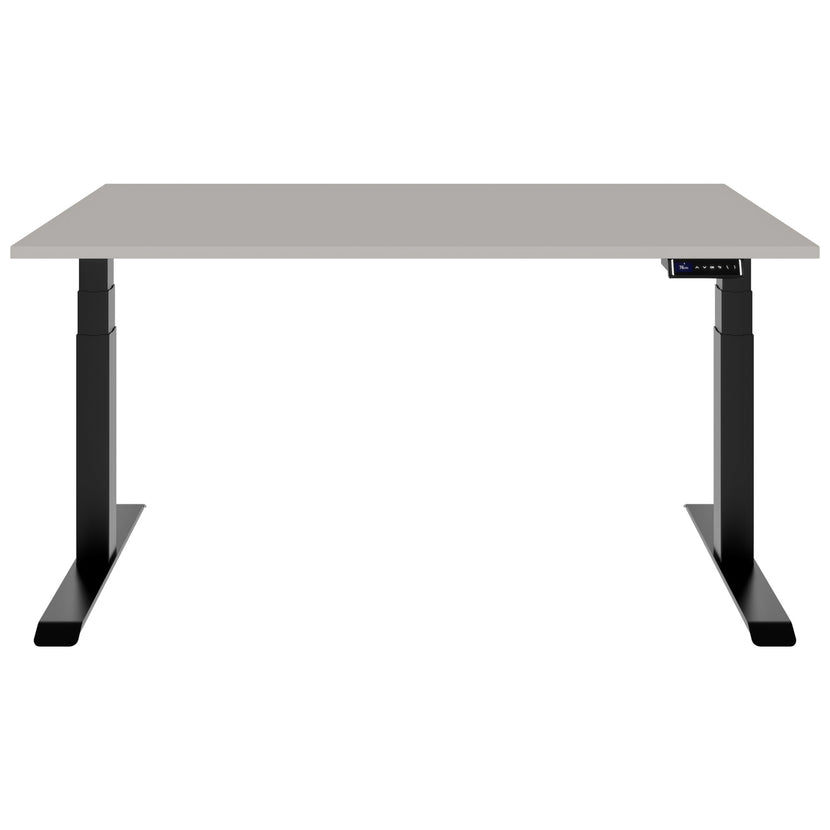 TELDRA Pro, 2-Motoren-Schreibtisch | 1600 - 2000 mm, elektrisch höhenverstellbar, Linoleum Pebble