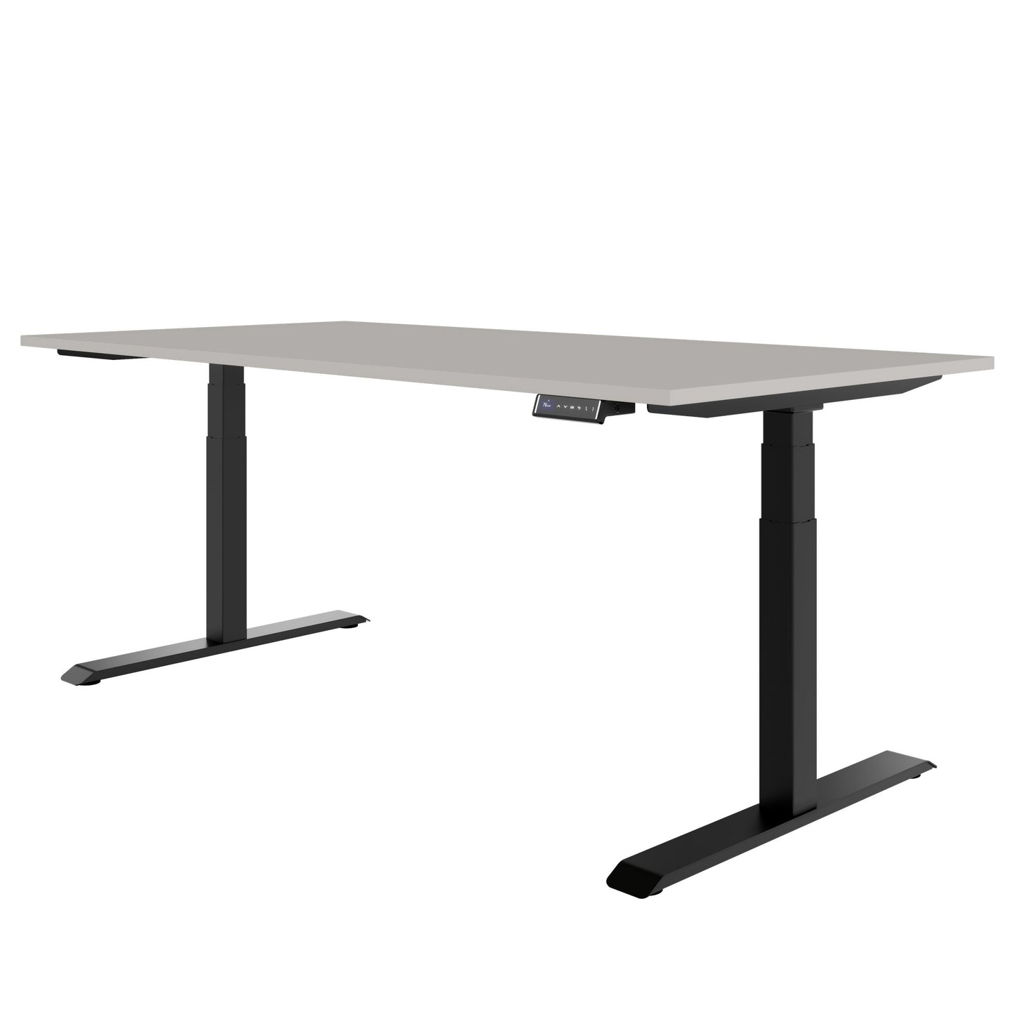 TELDRA Pro, 2-Motoren-Schreibtisch | 1600 - 2000 mm, elektrisch höhenverstellbar, Linoleum Pebble