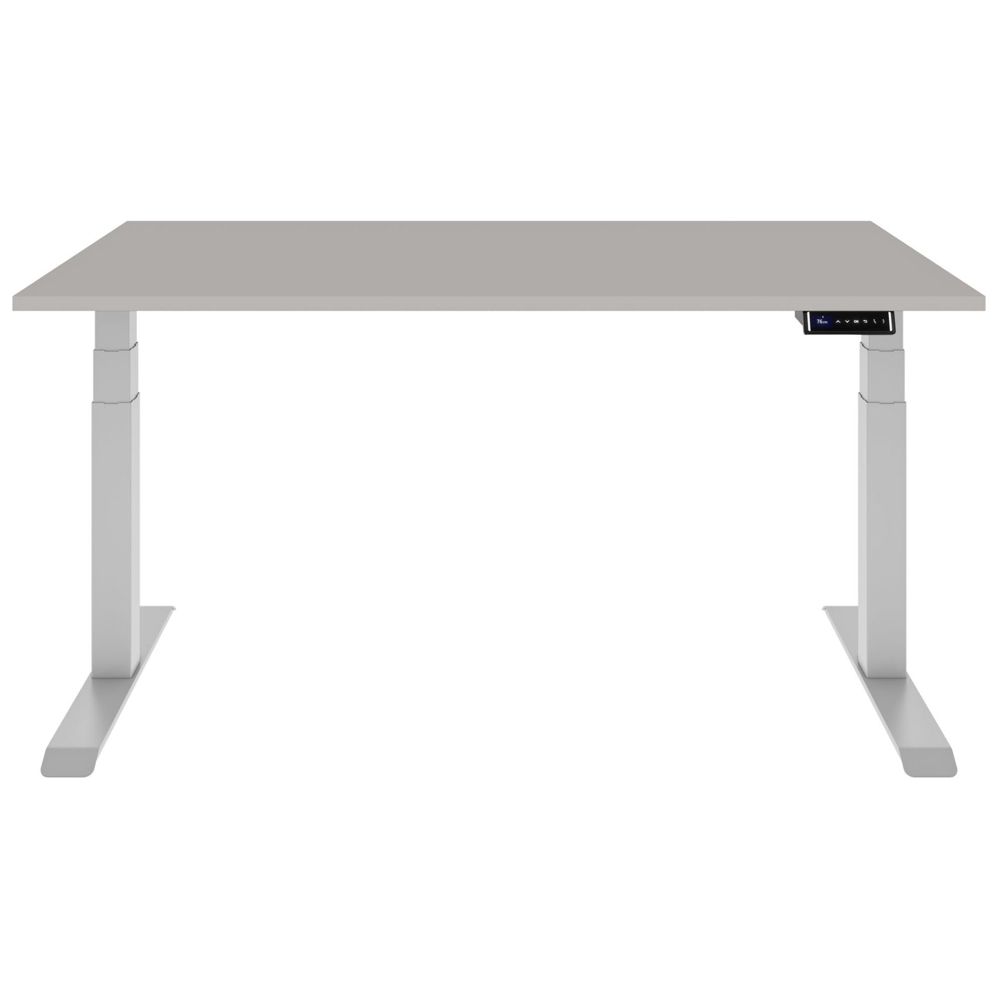 TELDRA Pro, 2-Motoren-Schreibtisch | 1600 - 2000 mm, elektrisch höhenverstellbar, Linoleum Pebble